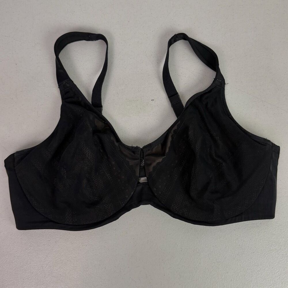 Spanx Illusion Lace Minimizer Bra 38D Black